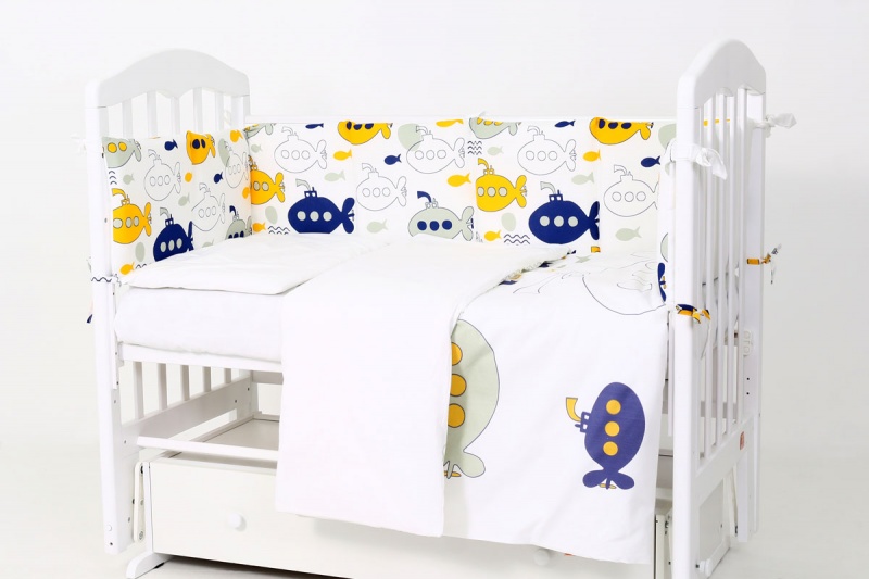 Комплект детского постельного белья Топотушки Морской бой 6 предметов