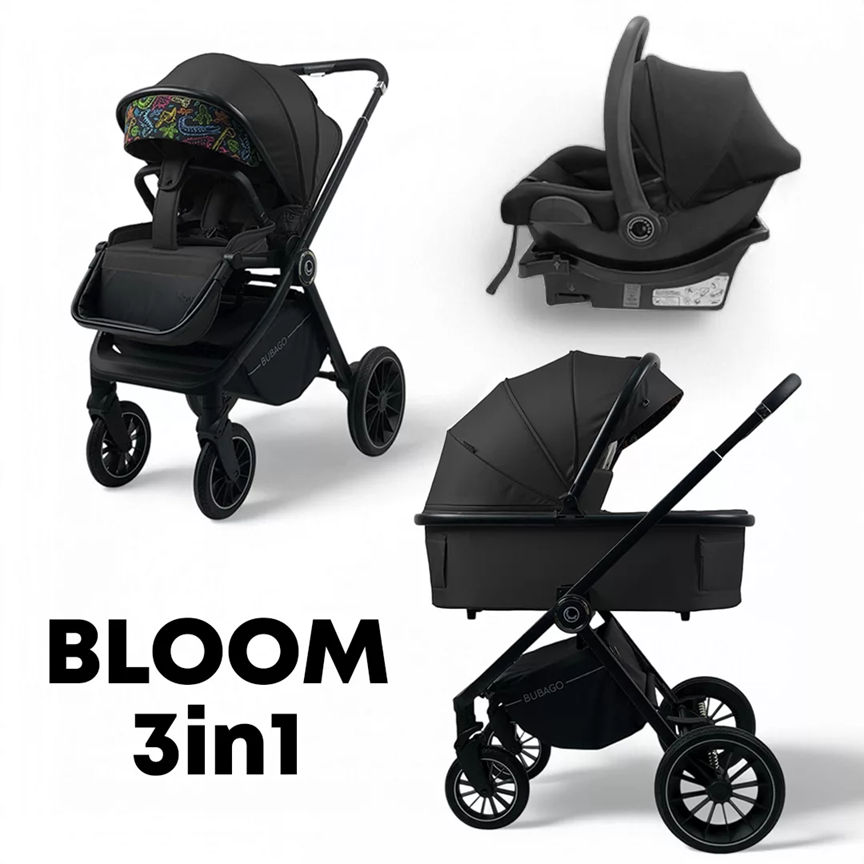 Модульная коляска BubaGo Bloom 3 в 1 (обновленная)