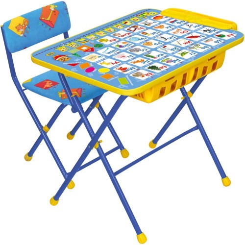 Складной комплект детской мебели Ника КУ2П "Азбука"
