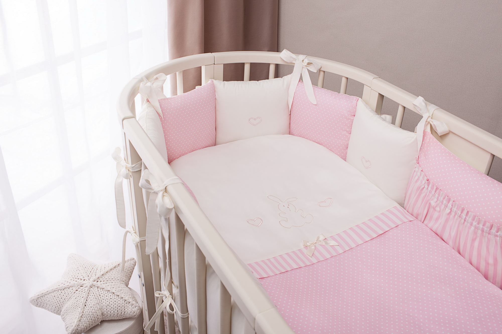 Детское постельное белье Perina Неженка Oval (розовый)