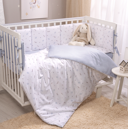 Комплект постельного белья Perina Sleepy голубой 6 предметов