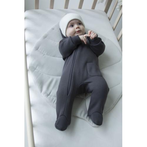Комбинезон ToucanKids из футера утепленный (графит) р.68