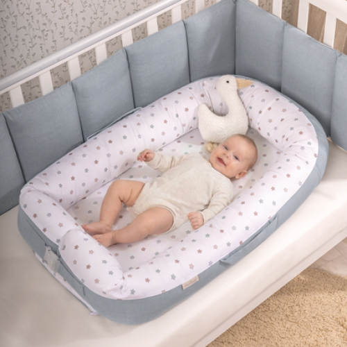 Кокон-гнездышко Perina SOFT COTTON Голубой
