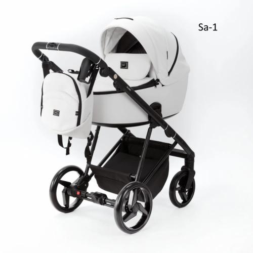Детская модульная коляска Adamex Blanc Eco 2 в 1