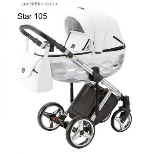 Детская модульная коляска Adamex Chantal Star Eco 3 в 1