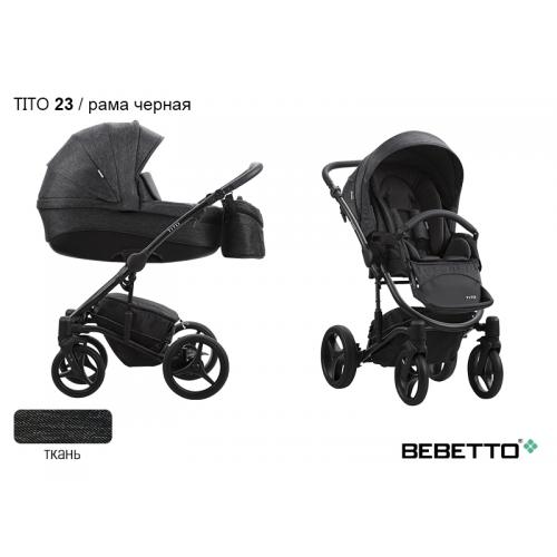 Детская модульная коляска Bebetto Tito 2в1 
