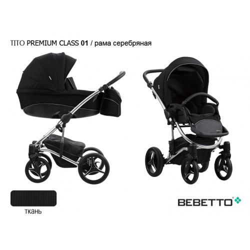 Детская модульная коляска Bebetto Tito Premium class 2 в 1